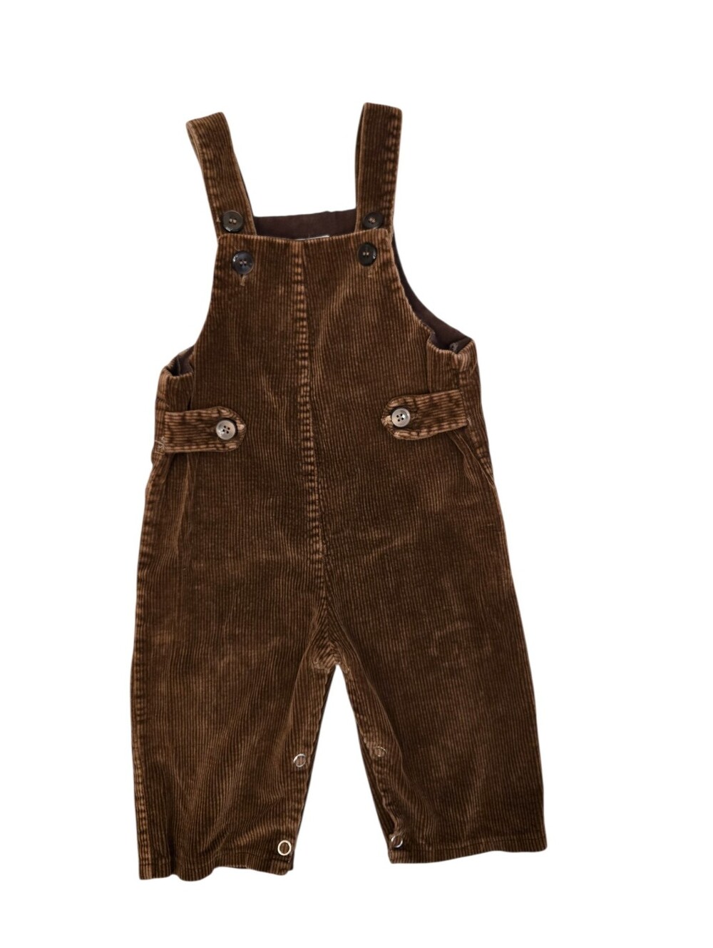 Vintage 1980s Neat & Nifty Brown Corduroy Overalls